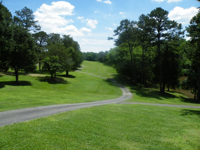 Hole 17 fairway view
